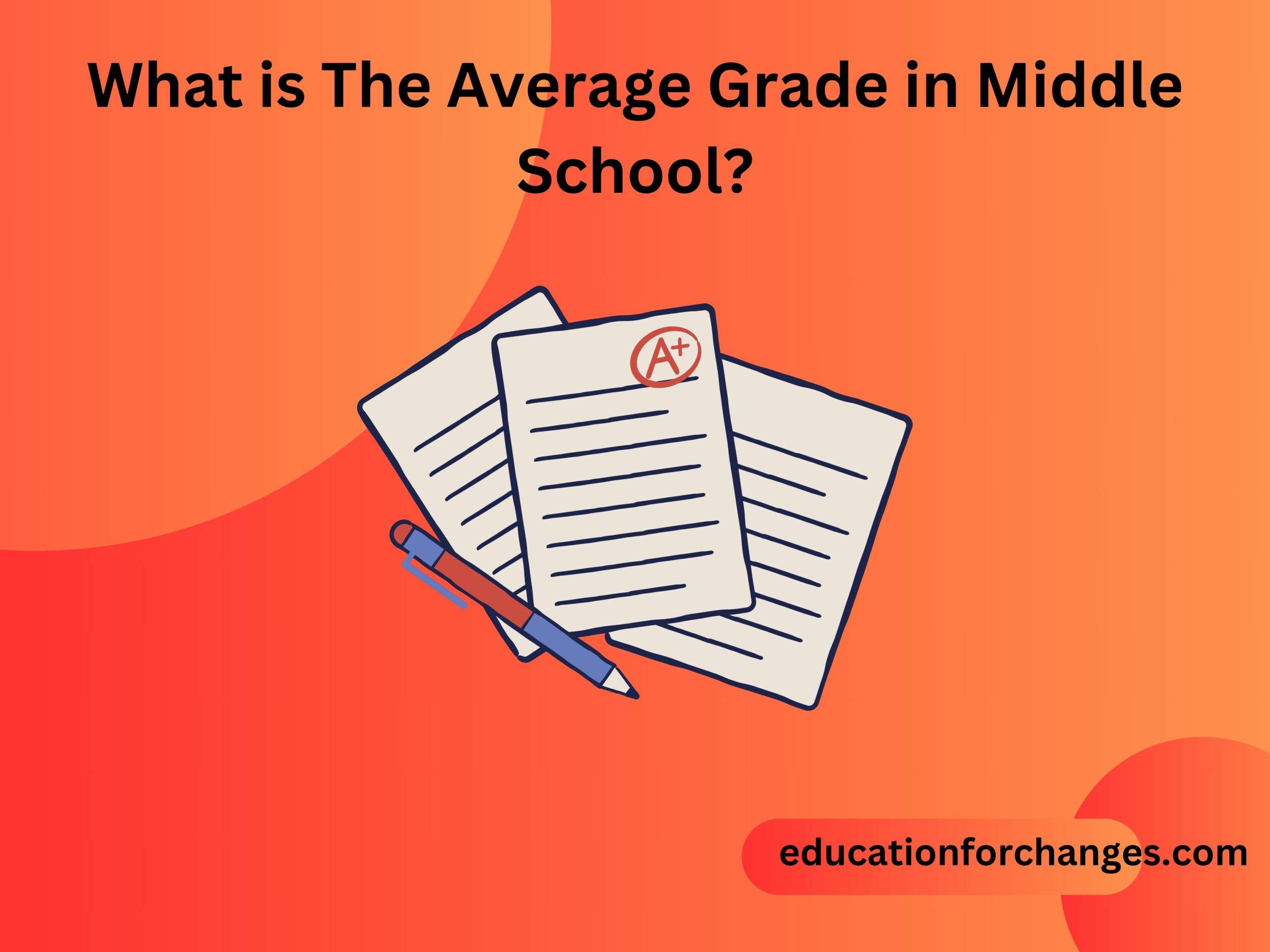 What is The Average Grade in Middle School?