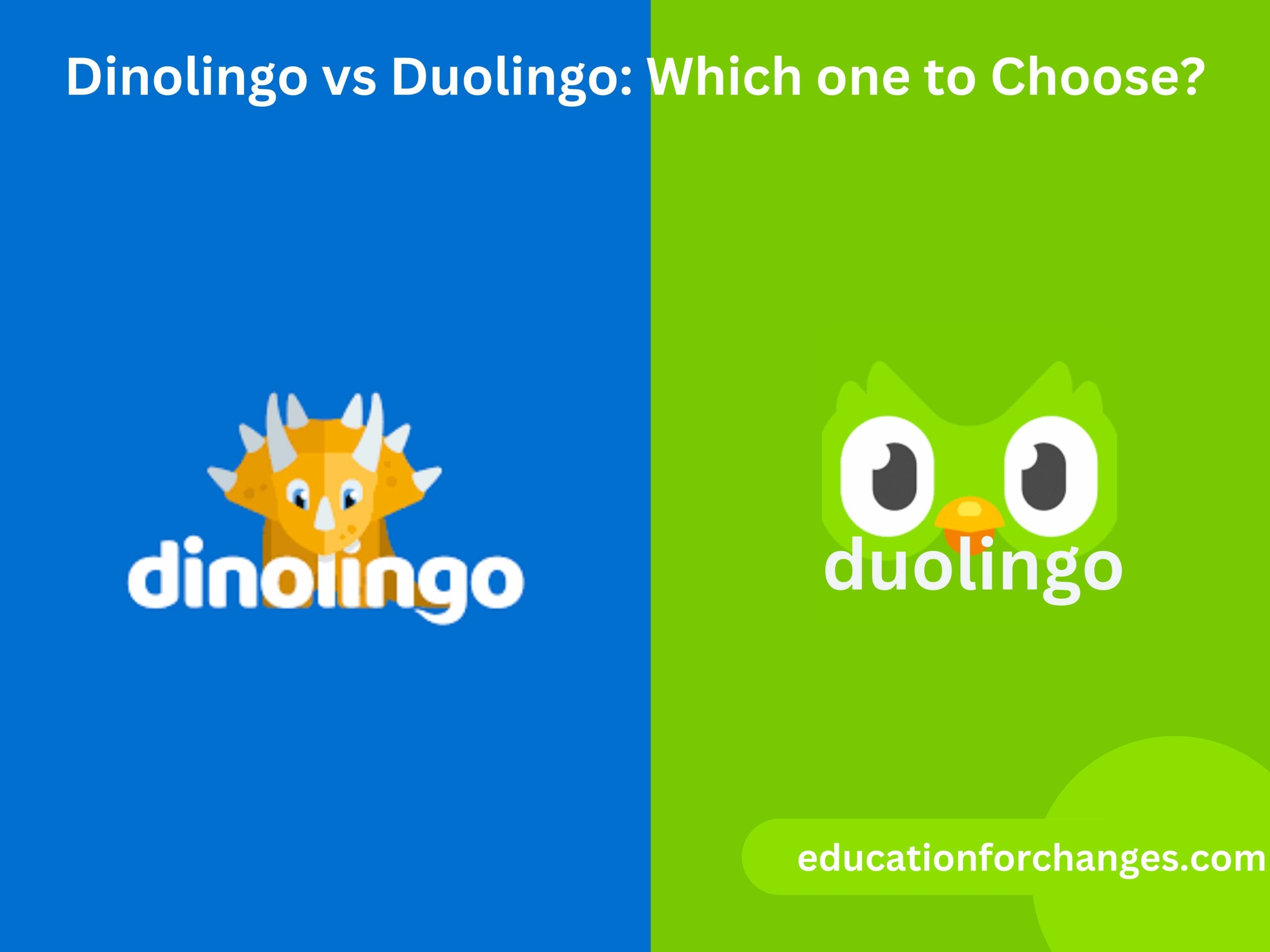 Dinolingo vs Duolingo: Which one to Choose?
